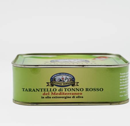 Trancio di Tarantello di Tonno Rosso del Mediterraneo in latta